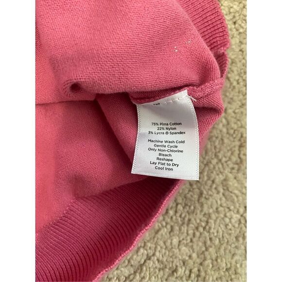 Talbots woman’s cardigan pink size medium - Picture 6 of 8